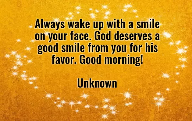 Morning Good Morning