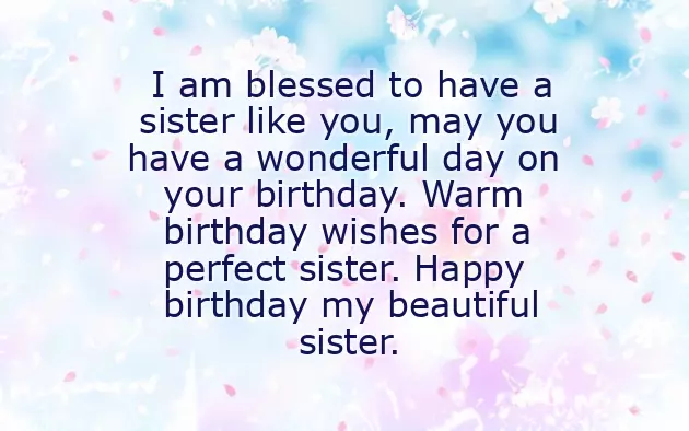 Happy Birthday Wishes For Baby Sister