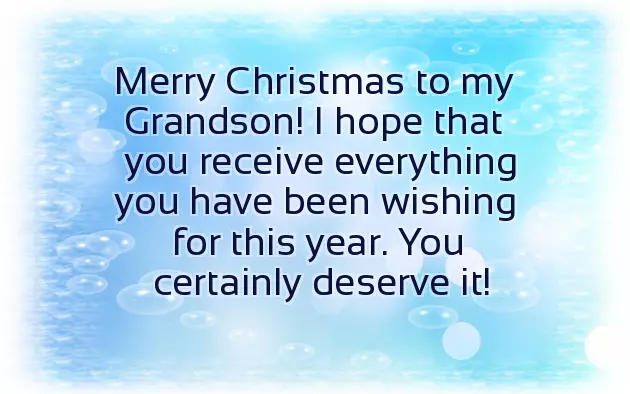 Christmas Wishes For Grandchildren