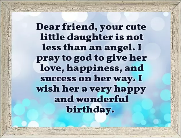 Belated Birthday Wishes To Friends Daughter