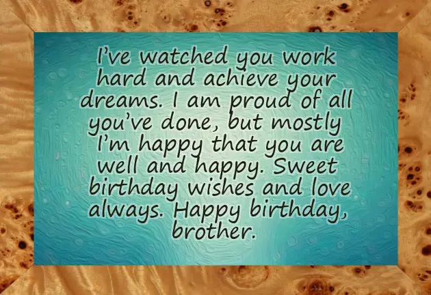 Happy Birthday To You My Lovely Brother