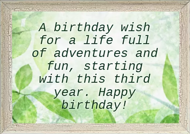 Happy Birthday 3 Years Girl Happy Birthday 3 Years Girl