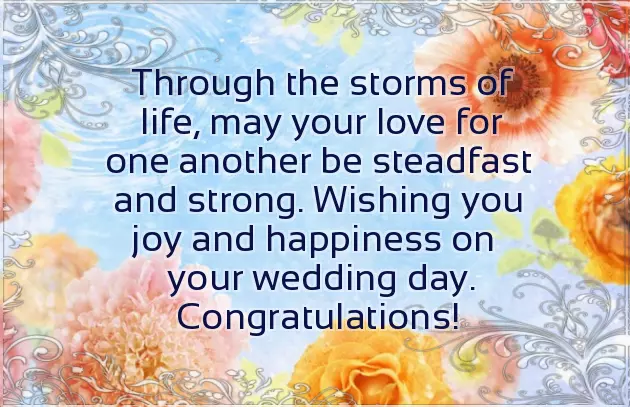 Short Wedding Greetings