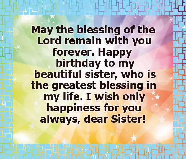 Best Birthday Wishes For Big Sister