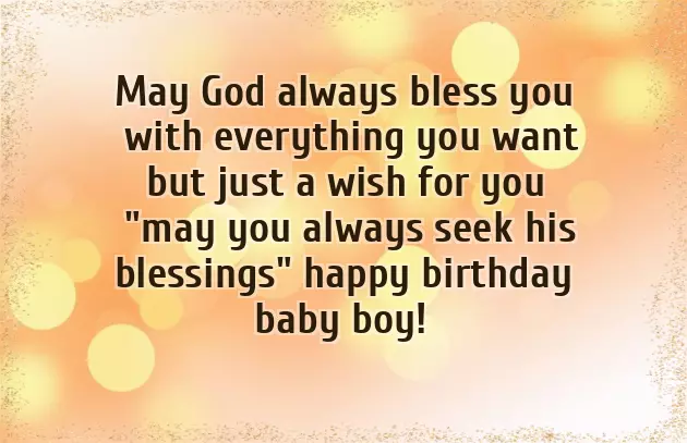Birthday Wishes To New Born Baby