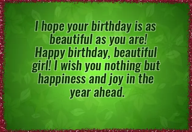 Best Birthday Wishes Girl