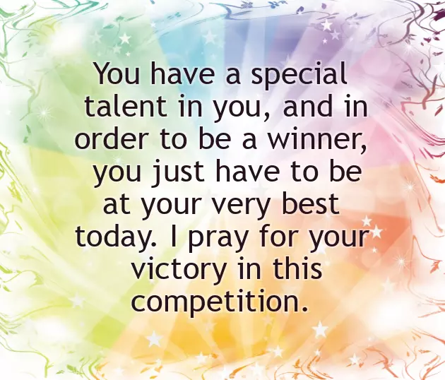 Good Luck On Your Performance Tonight