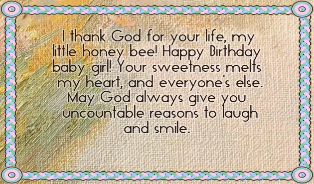 Happy Birthday Wishes To 1 Year Baby Girl