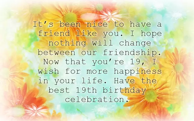 Birthday Wishes For 19 Year Old Son