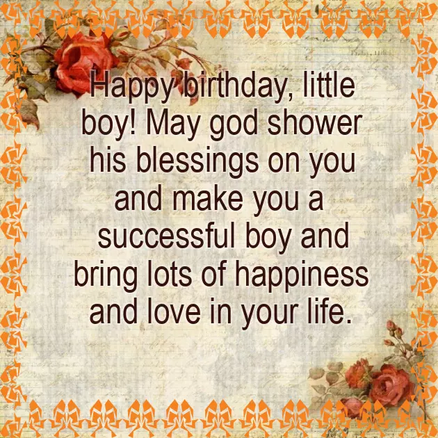 Best Wishes For Baby Boy Birthday
