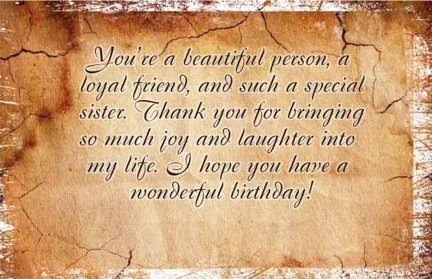 Happiest Birthday Sister Quotes