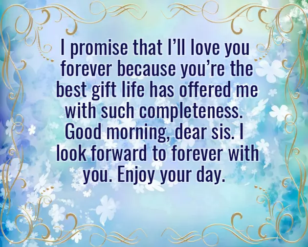 Good Morning Message To A Sister Good Morning Message To A Sister