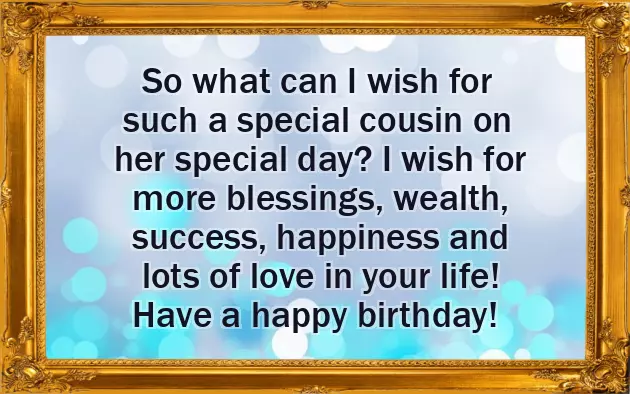 Happy Birthday To My Beautiful Cousin
