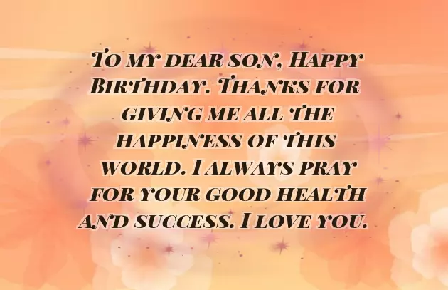 Happy Birthday Little Handsome Boy