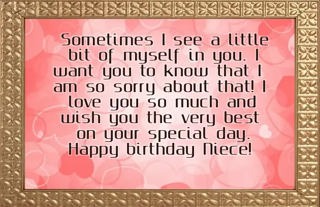 Happy Birthday My Favourite Niece