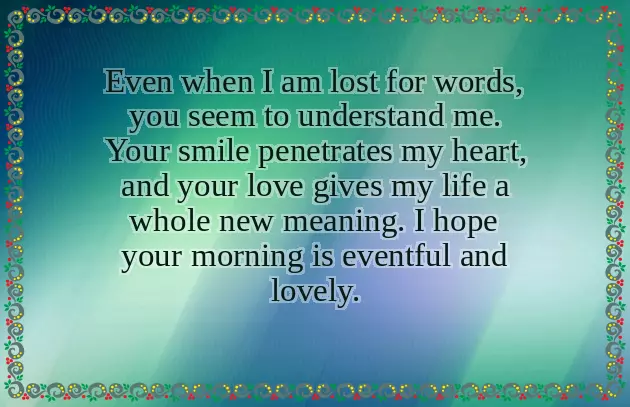 Good Morning Message To Brighten Her Day