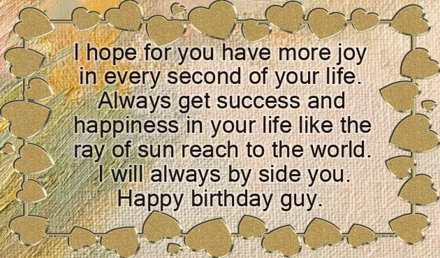 Happy Birthday To Best Friend Male