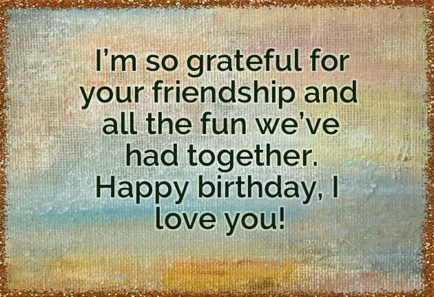 Birthday Wish For Best Female Friend