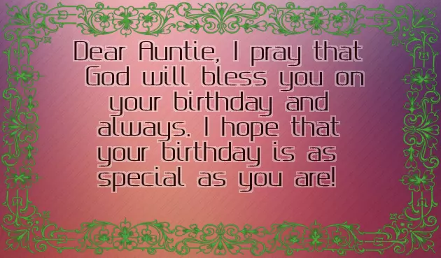 Birthday Wishes For Great Aunt