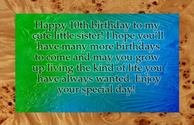 Happy 10Th Birthday Granddaughter Quotes