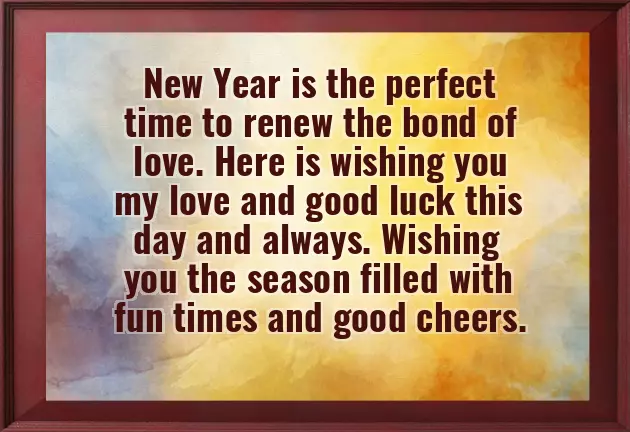 Happy New Year Wishes For My Love Happy New Year Wishes For My Love