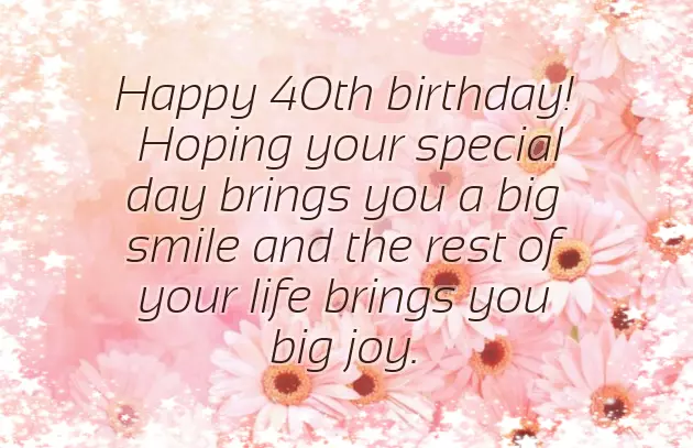 Happy 40Th Birthday Brother