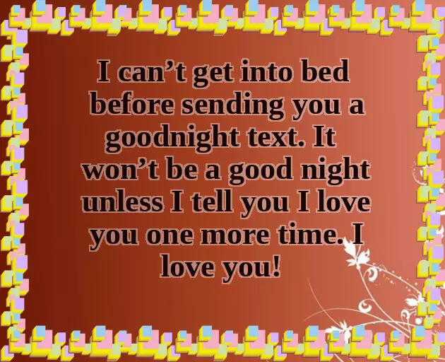 Cute Goodnight Wish