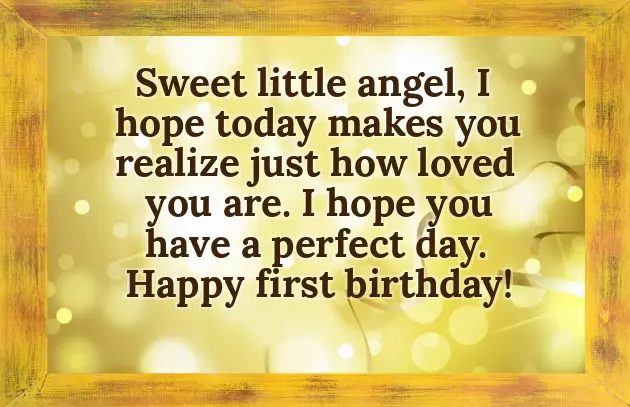 1St Birthday Wishes For Baby