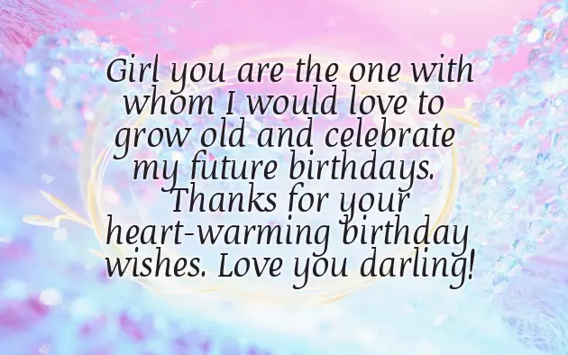 Giving Thanks For The Birthday Wishes