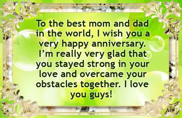 50Th Anniversary Wishes For Parents