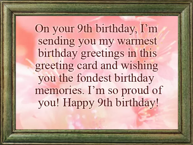 Birthday Wishes For 9 Year Old Son From Mother Birthday Wishes For 9 Year Old Son From Mother