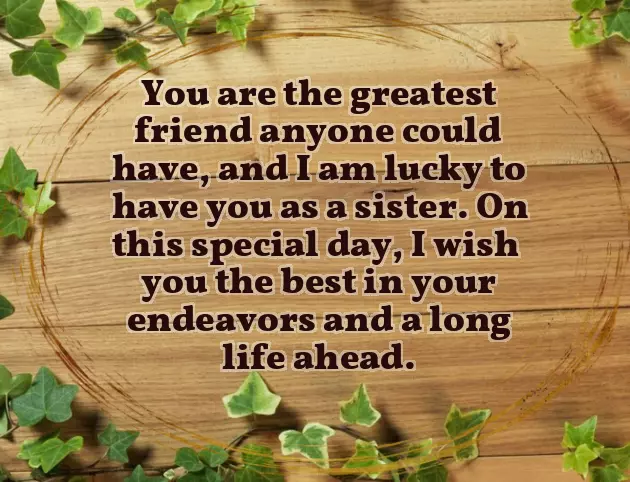 Short Sweet Birthday Wishes For Sister Short Sweet Birthday Wishes For Sister