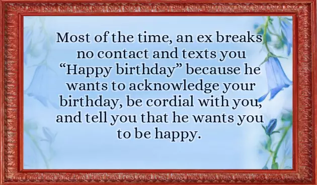 Happy Birthday Text To Ex Boyfriend