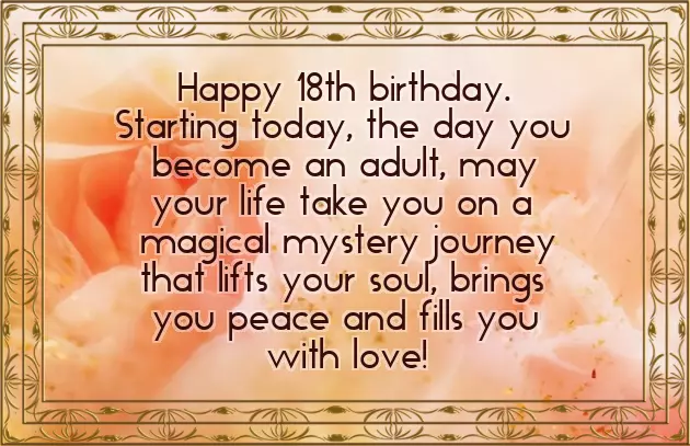 Wish For 18Th Birthday Girl Wish For 18Th Birthday Girl