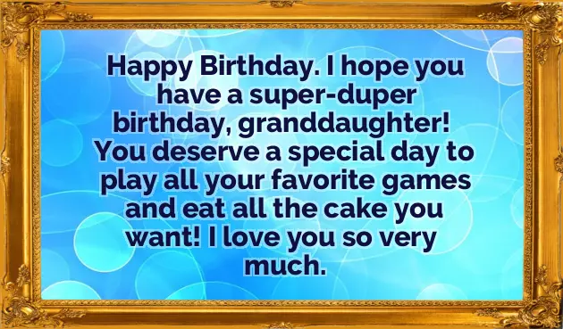 Birthday Wishes For 6 Year Old Grandson