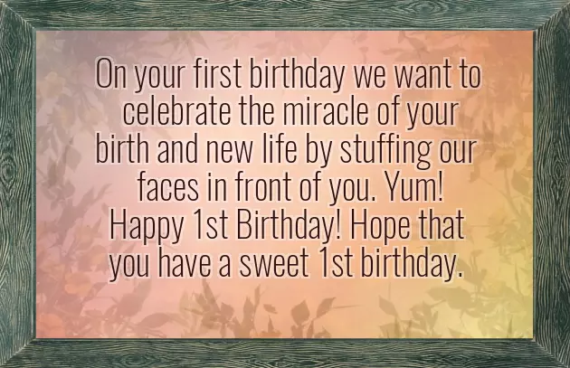 Birthday Wishes To 1 Year Baby Girl Birthday Wishes To 1 Year Baby Girl