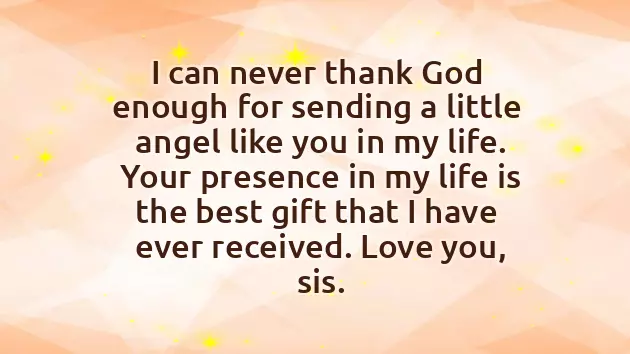 Thank You Sister For My Birthday Wishes Thank You Sister For My Birthday Wishes