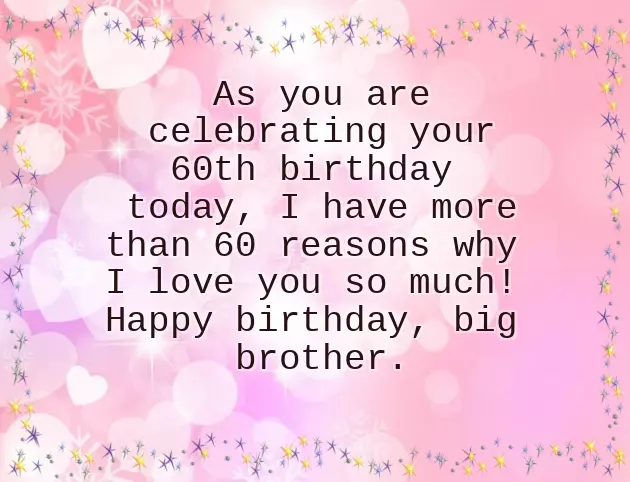 Birthday Wishes At 60 Birthday Wishes At 60