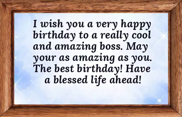 Happy Birthday Wishes For Boss