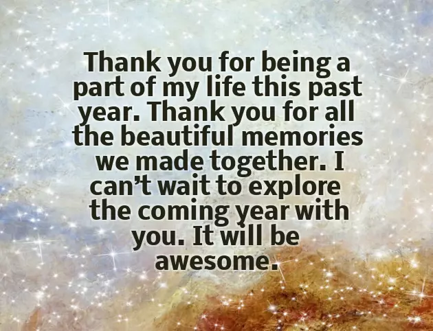 Year End Message For A Friend