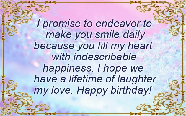 Happy Birthday Wishes To My Future Wife