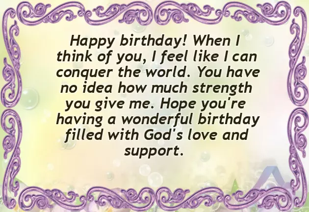 Birthday Wishes To Woman Of God