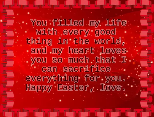 Happy Easter To All Of You