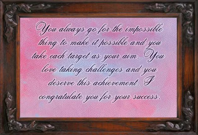 Congratulations Text Message