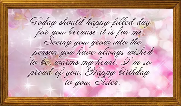 Elder Sister Like Mother Birthday Wishes
