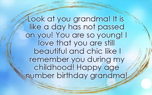 Birthday Wishes From Grandson To Grandmother