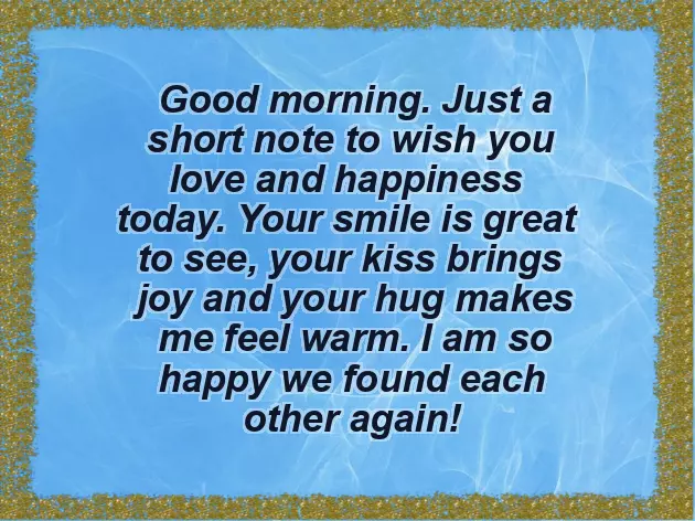 Good Morning Wishing You A Wonderful Day