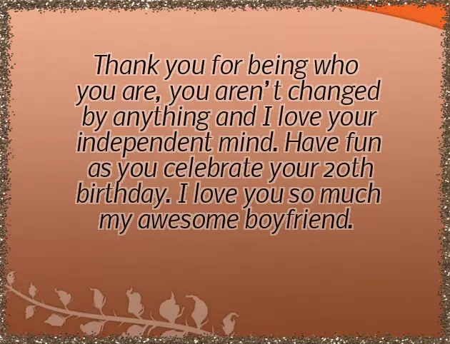 Happy Birthday Wishes For 20 Years Girl