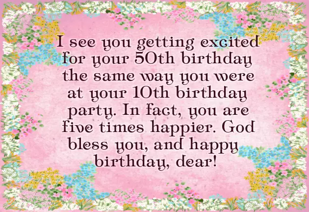 50Th Birthday Wishes For Woman 50Th Birthday Wishes For Woman