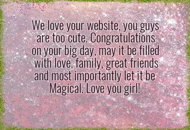 Congratulations On Your Big Day Wedding